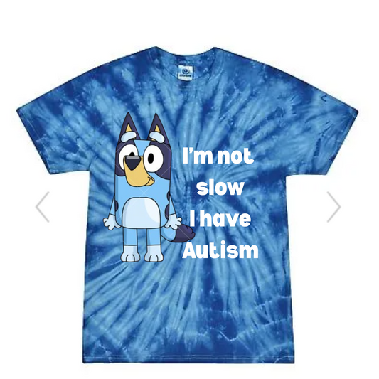 I'm not Slow I have Autism Shirt