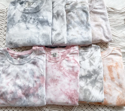 Comfort Colors tie dye shirt