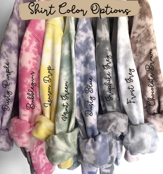 Tie dye Sweatshirt ( Neutral Colors )